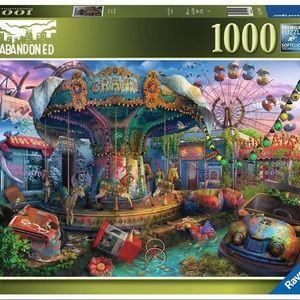 Abandoned Haunted Carnival 1000 piece puzzle by Ravensburger